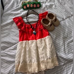 Toddler Moana Coatume